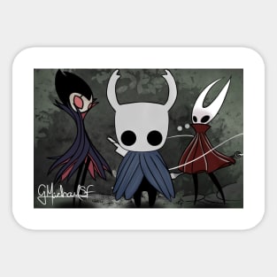 Hollow Knight, Hornet, Grimm (Fan Art) Sticker